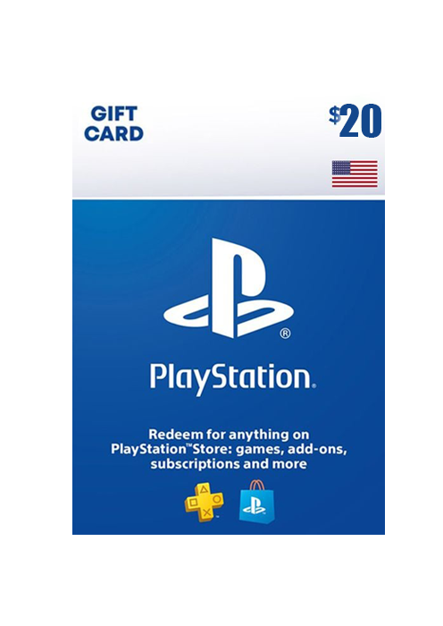 PlayStation Store 20 USD Gift Card (United States) - Digital Key